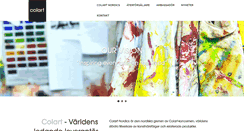 Desktop Screenshot of colart.se