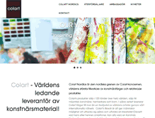 Tablet Screenshot of colart.se